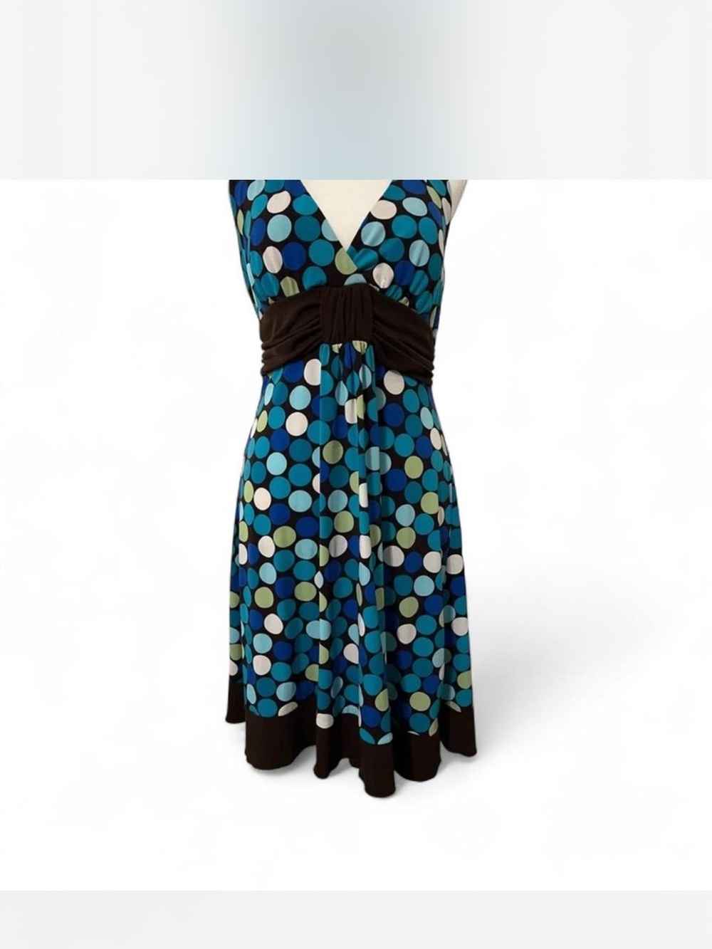 Vintage Speechless halter polka dot dress